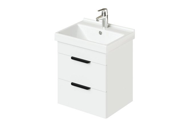 Изображение товара Тумба подвесная Alta 50 50 см, цвет каркаса белый скандинавский , фасада белый скандинавский