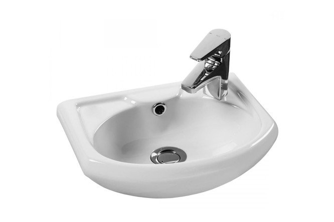 Изображение товара Раковина Азов 40 накладная белая из фарфора 41х15,5х29 см для ванной