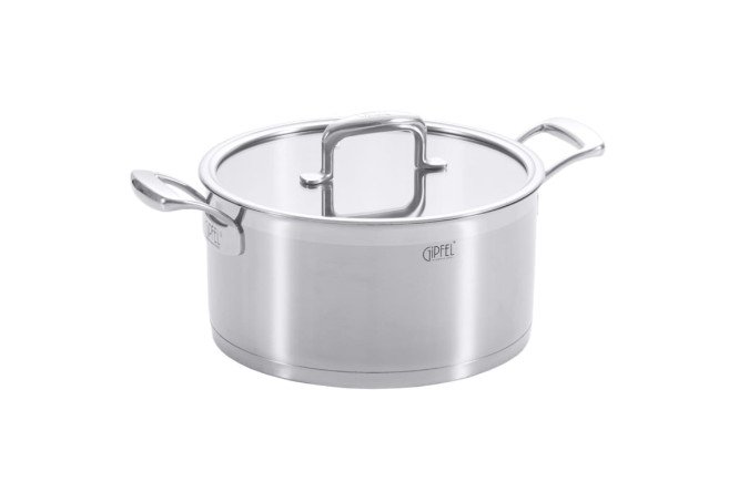 Изображение товара Кастрюля с крышкой GIPFEL Prestige 5.4 л из нержавеющей стали