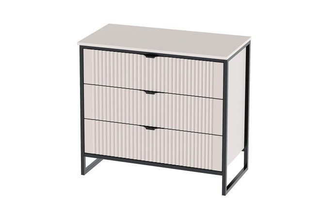 Изображение товара Комод Нора с 3 ящиками в персидском жемчуге