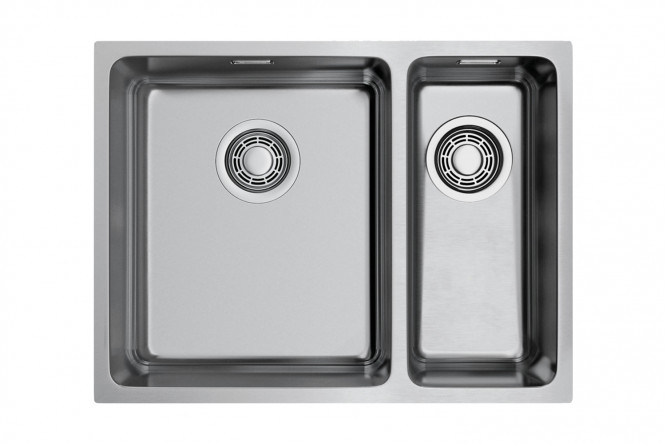Изображение товара Мойка врезная OMOIKIRI Tadzava 58-2-U/I-IN-L из нержавеющей стали 58х44х20 см
