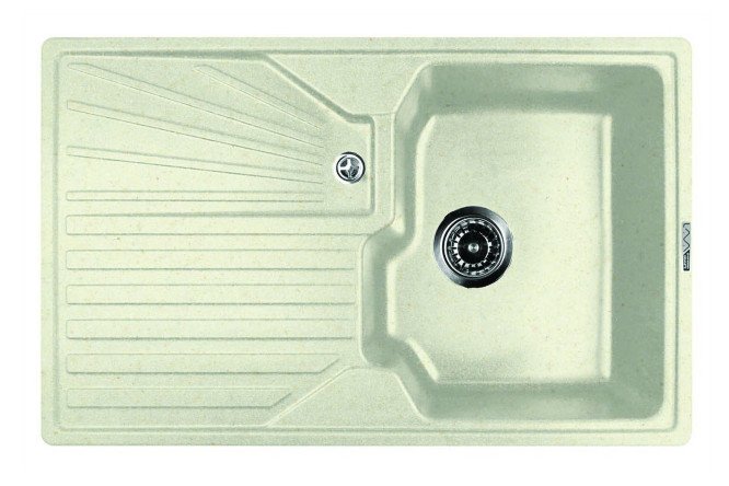 Изображение товара Мойка врезная с крылом LAVA L.5 VANILLA 80х50х18.5 см