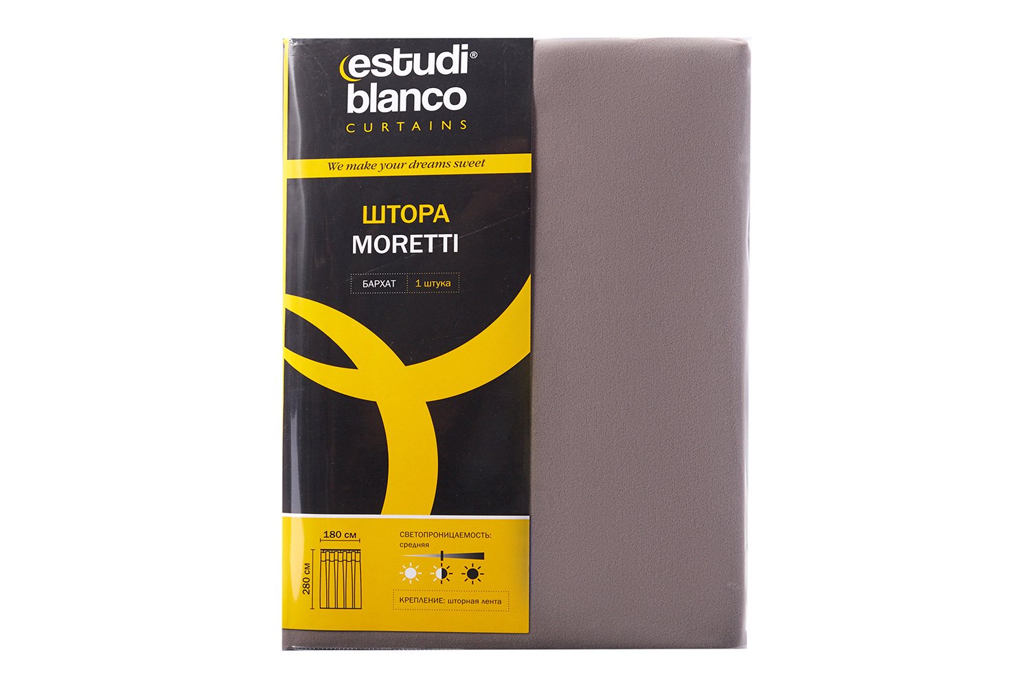 фото Штора moretti estudi blanco