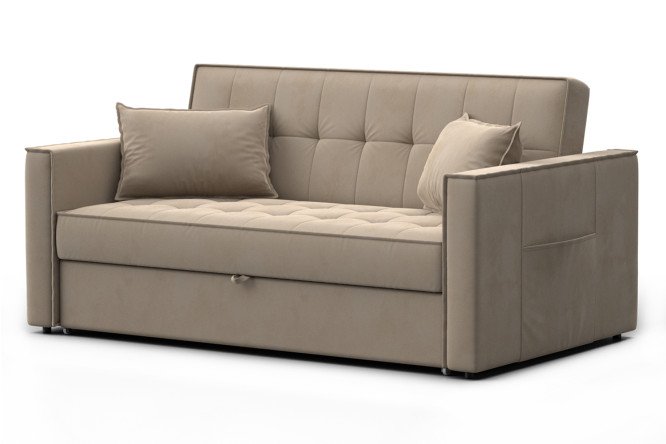 Изображение товара Диван-кровать Лига 104 с механизмом Дельфин, размеры 155х89х101 см