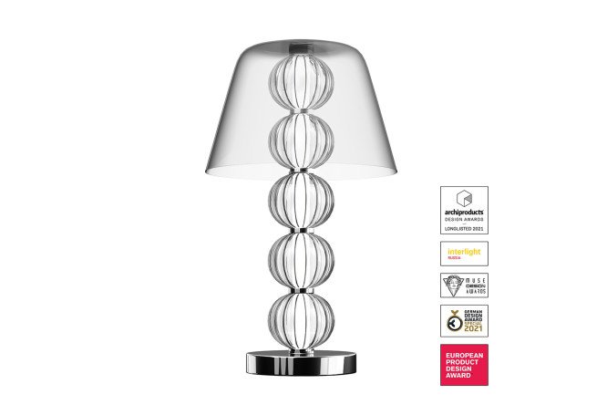 Светильник настольный MAYTONI Maytoni Amulet MOD555TL-L9CH4K LED, 25x45.2x25 см