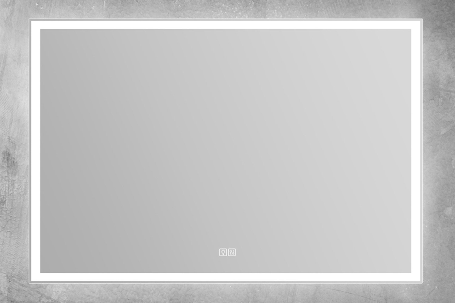 Зеркало с подсветкой BELBAGNO SPC-GRT-1200-800-LED-TCH-WARM с подогревом 120х80 см