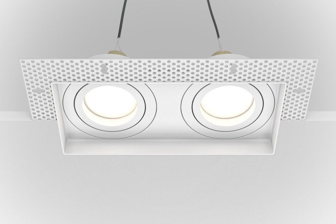 Светильник встраиваемый MAYTONI Downlight Atom 23x3.8x13 см, GU10