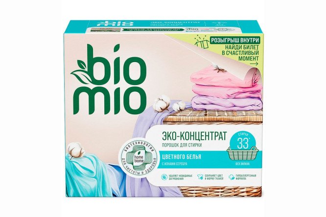 Изображение товара Стиральный порошок BioMio BIO-UNIVERSAL Colors&Whites универсальный