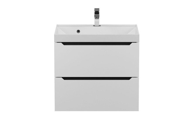 Изображение товара Тумба для ванной Tanos 60 см с раковиной - белый матовый