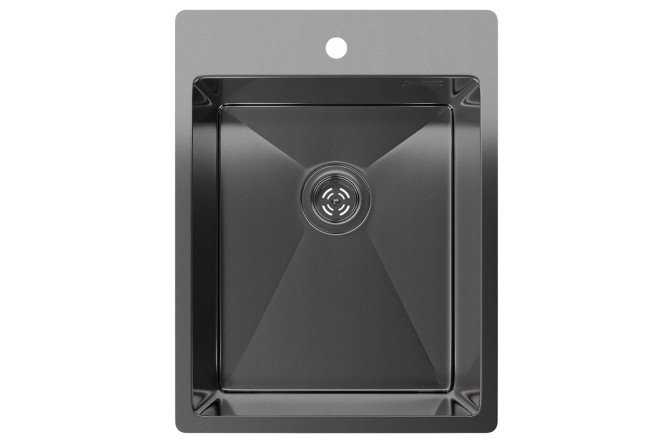 Изображение товара Врезная кухонная мойка Rinox 3850 из нержавеющей стали 38х50х20 см