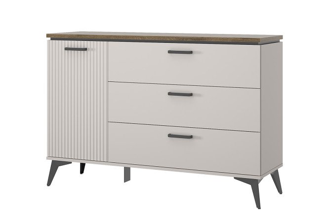 Изображение товара Современная тумба Vinati с яркими цветами фасада и каркаса