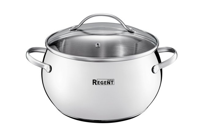 Изображение товара Кастрюля с крышкой REGENT Inox Apple 2 литра из нержавеющей стали