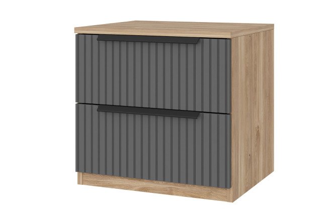 Изображение товара Тумба прикроватная Астория графит софт тач современные размеры