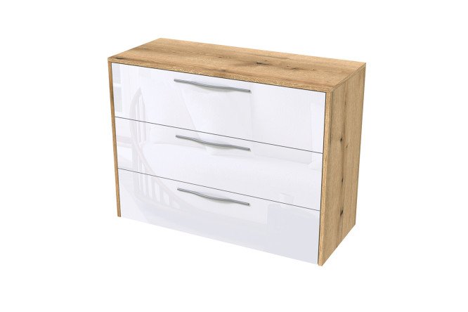 Изображение товара Комод Ваш День Николь 90,2х76,8х42,5 см белый дуб эвок современный дизайн