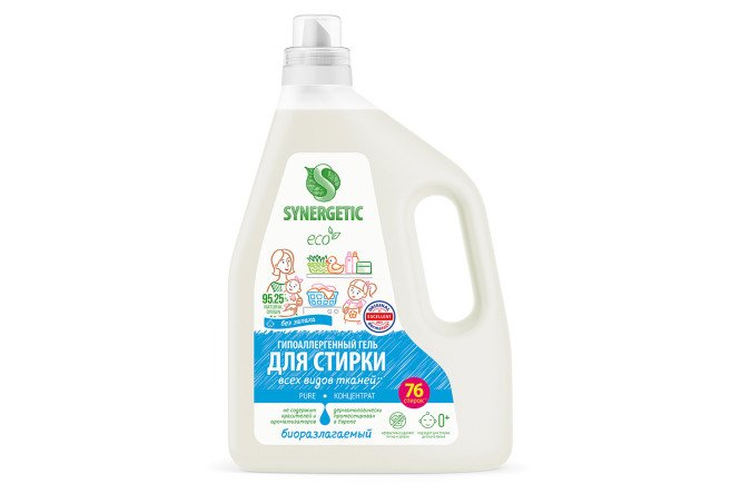 Изображение товара Гель для стирки Pure объем 2,28 литра - эффективное средство для чистоты одежды