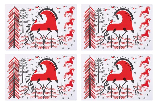 Изображение товара Набор салфеток Мезенская лошадка-1 сервировочные 43х0.02х28 см