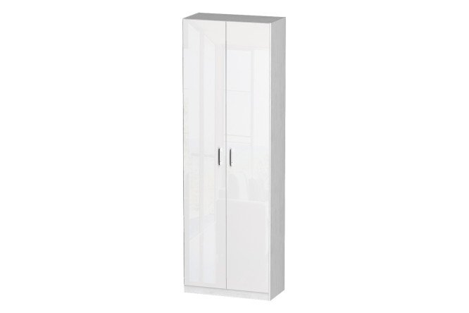 Изображение товара Шкаф с полками Лайф белый бриллиант 80х240х40 см