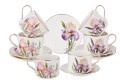 Чайный набор Lefard Irises 6 перс., 12 предм., Фарфор