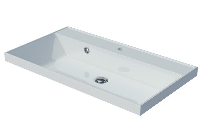 Изображение товара Умывальник накладной MADERA Classica 80 Накладная, 80.2х15.1х45 см