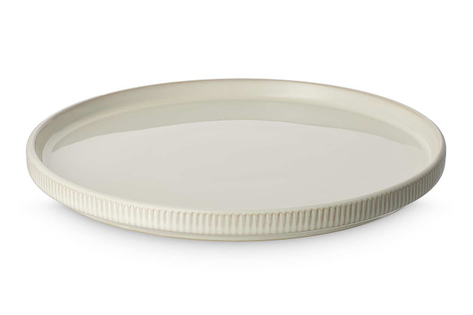Изображение товара Обеденная тарелка EVIO Riviera бежевый керамика 25,4 см
