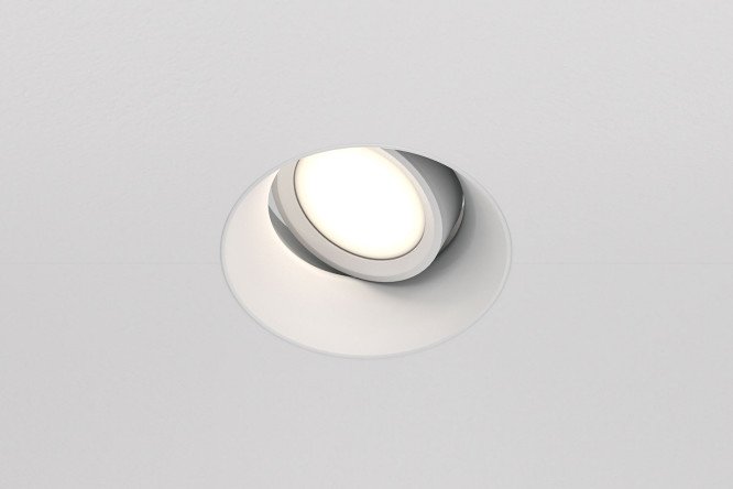 Светильник встраиваемый MAYTONI Downlight Dot 9x4x9 см, GU10