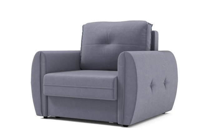 Изображение товара Кресло-кровать Рокки с механизмом еврокнижка и велюровой обивкой