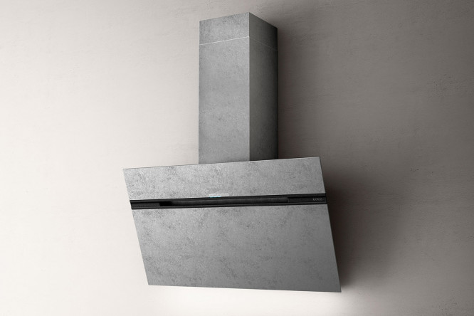 Изображение товара Элегантная вытяжка ELICA STRIPE URBAN светло-серая 89х146х32 см для кухни