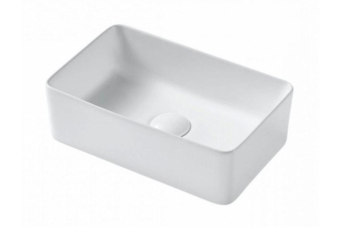Изображение товара Раковина накладная TEYMI Helmi Mini 38х12х24 см санфарфор белая