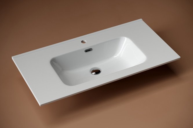 Умывальник накладной CERAMICANOVA Element CN7002 91х18х46.5 см