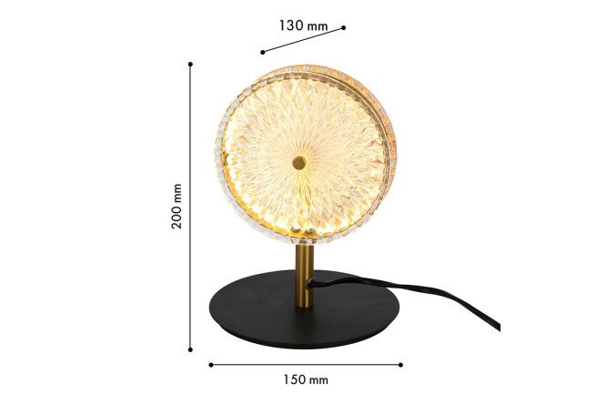 Cветильник настольный LED FAVOURITE Slik LED, 15x20x13 см