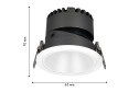 Светильник врезной LED FAVOURITE Mortise 6.5x7x6.5 см, LED