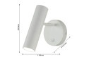 Светильник настенный FAVOURITE Tube 3 м², 12x24x21 см, LED