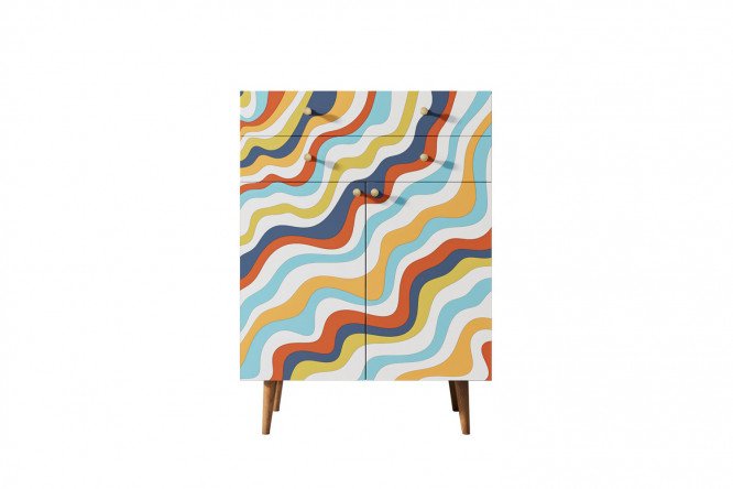 Изображение товара Комод Berber из ЛДСП 80х110х45 см стильная мебель для хранения