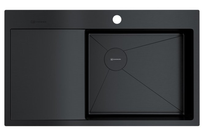 Изображение товара Врезная кухонная мойка OMOIKIRI Akisame 86-R Side-GB 86х51х20 см нержавеющая сталь