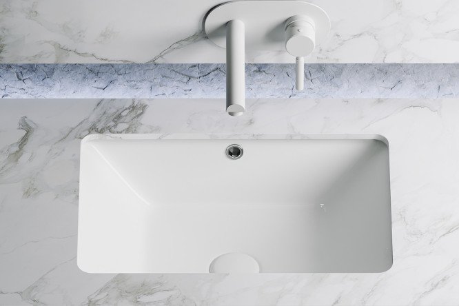 Умывальник встраиваемый снизу CERAMICANOVA Element CN6045 55х18.5х40 см