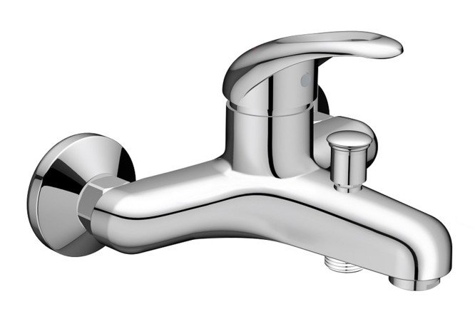 Изображение товара Смеситель для ванны и душа Comfort D8010000 хромированный полимер 14 см