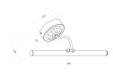 Подсветка LED MAYTONI DECORATIVE LIGHTING Mirror Oculus 5 кв.м, 42 см
