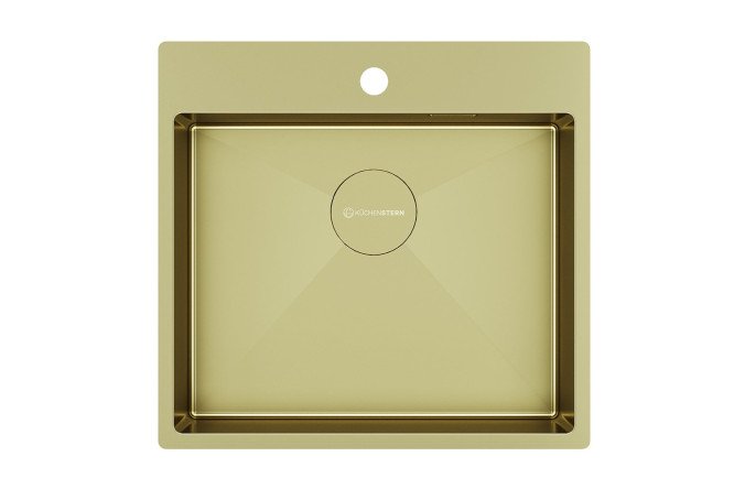 Мойка врезная KuchenSTERN AISI 304 R10 WERK 60 507GL50 54х51х20 см