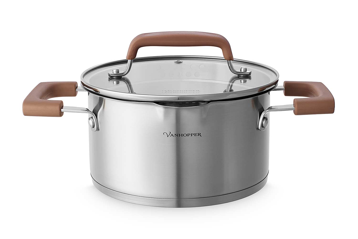Кастрюля с крышкой VANHOPPER Elegant