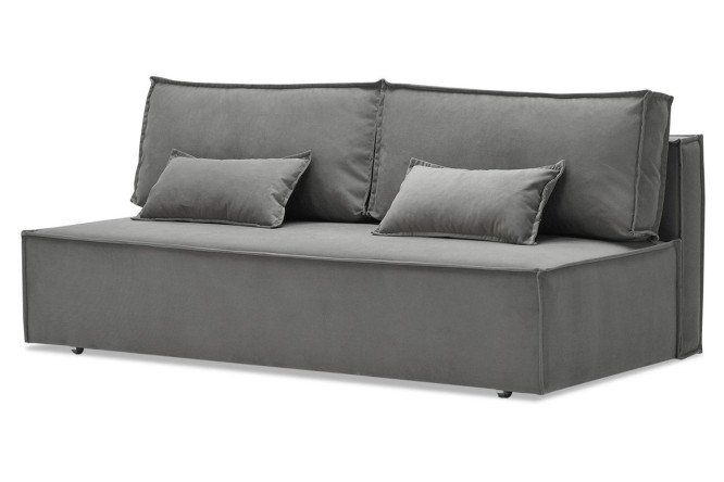 Изображение товара Диван-кровать Фабио FIT светло-серый велюр комфортное хранение