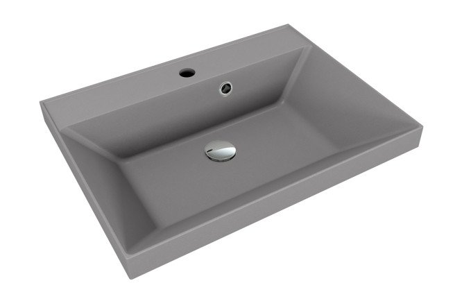 Изображение товара Раковина Астория 600, встраиваемая сверху, кварц 60х14х45 см