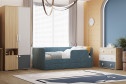 Кровать Молли-2 90х200 см цвет синий