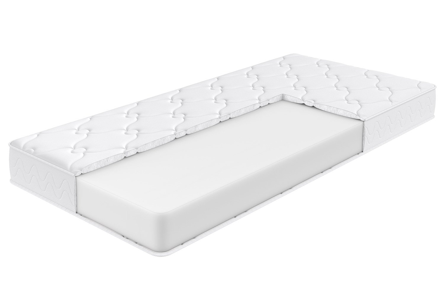 Матрас с чехлом MILDEX Cascade х 80х190 см