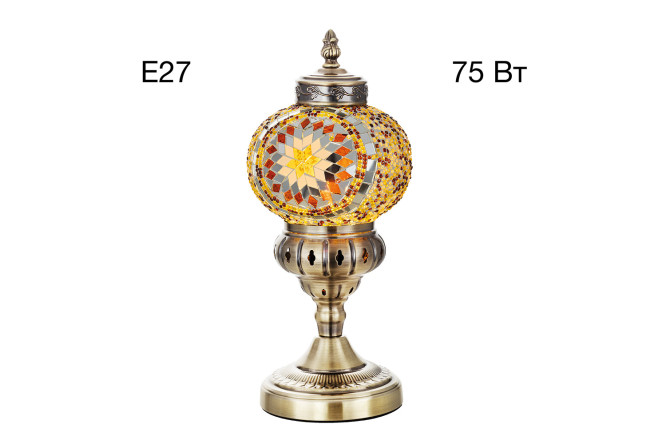 Лампа настольная CITILUX Каир E27, 14.5x34.5x14.5 см