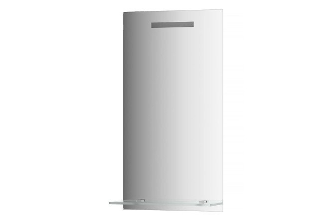 Изображение товара Зеркало настенное EVOFORM Ledline-S c полочкой и встроенным LED-светильником, BY 2151 40х75 см