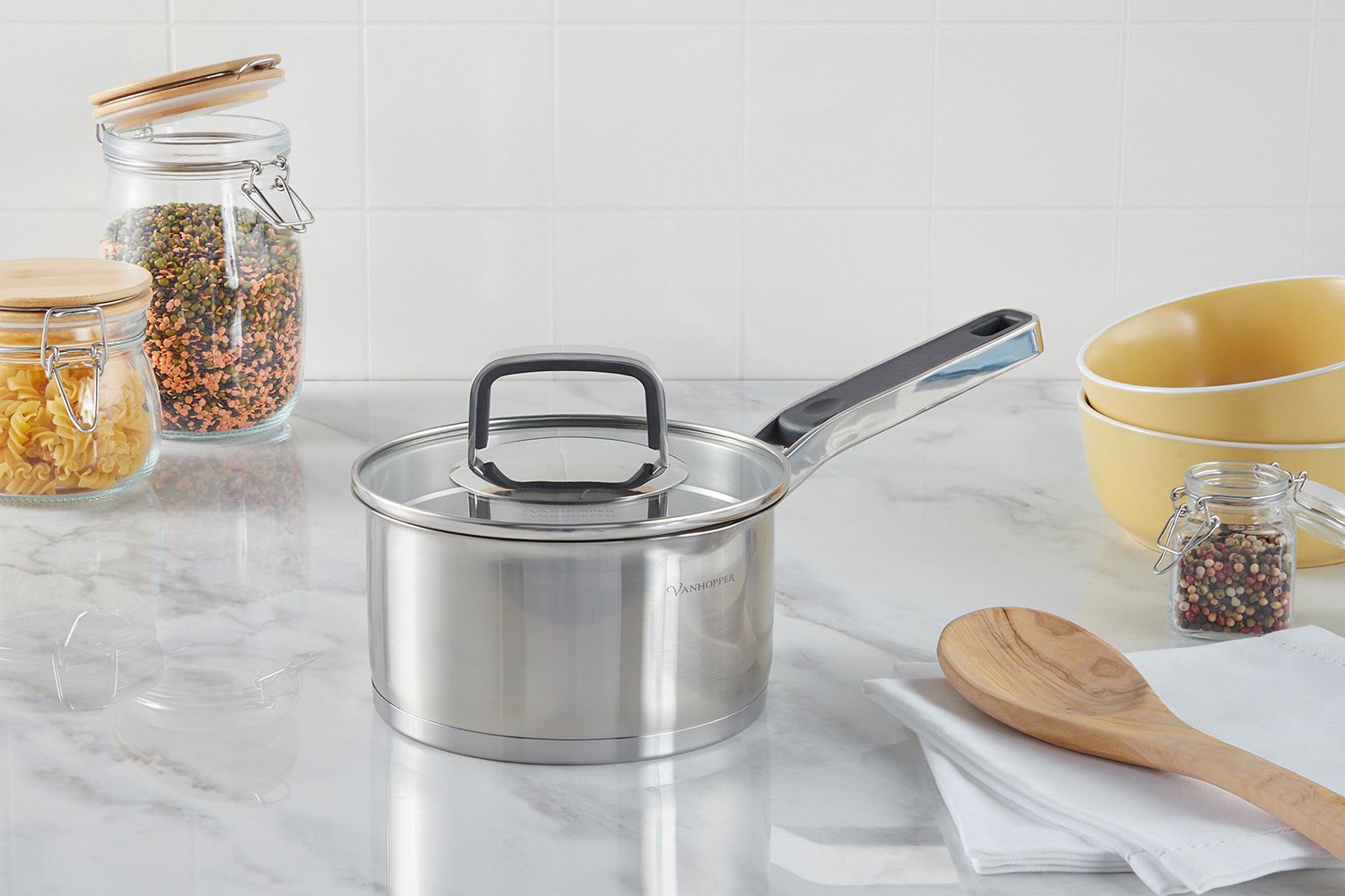 Ковш с крышкой VANHOPPER Grandchef 1.6 л
