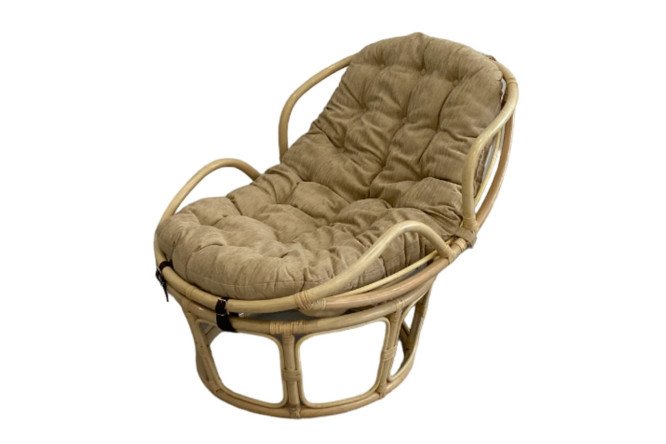 Изображение товара Кресло Челси цвет каркаса натуральный, мягких элементов бежевый