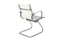 Стул офисный MF-6002V white с подлокотниками