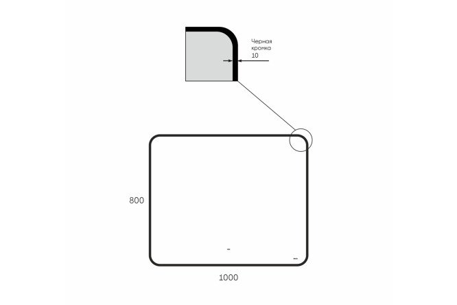 Фото 12 Зеркало с LED-подсветкой BOND Лофт M35ZE-10080 100х80 см