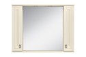Зеркало-шкаф Лувр 105 П-Лвр03105-10142Ш с LED-подсветкой 105х80х18 см, Универсальный